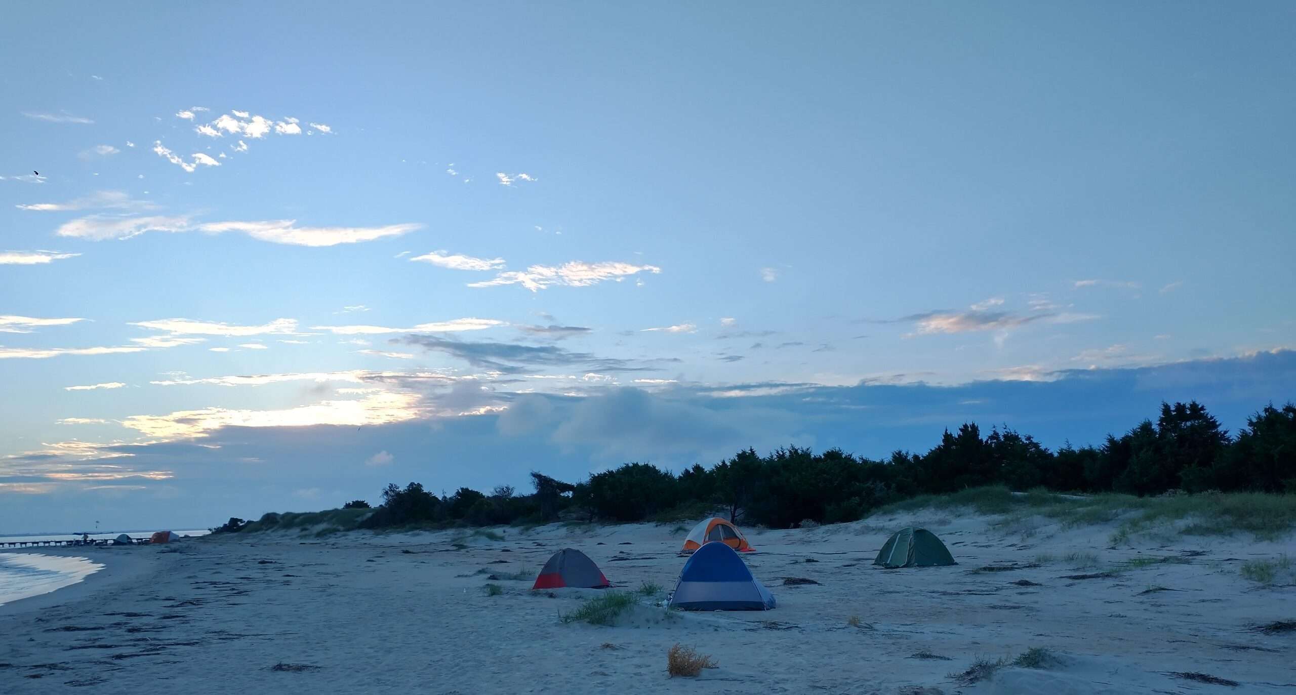 Camping on Shakleford Banks - Sept. 2024