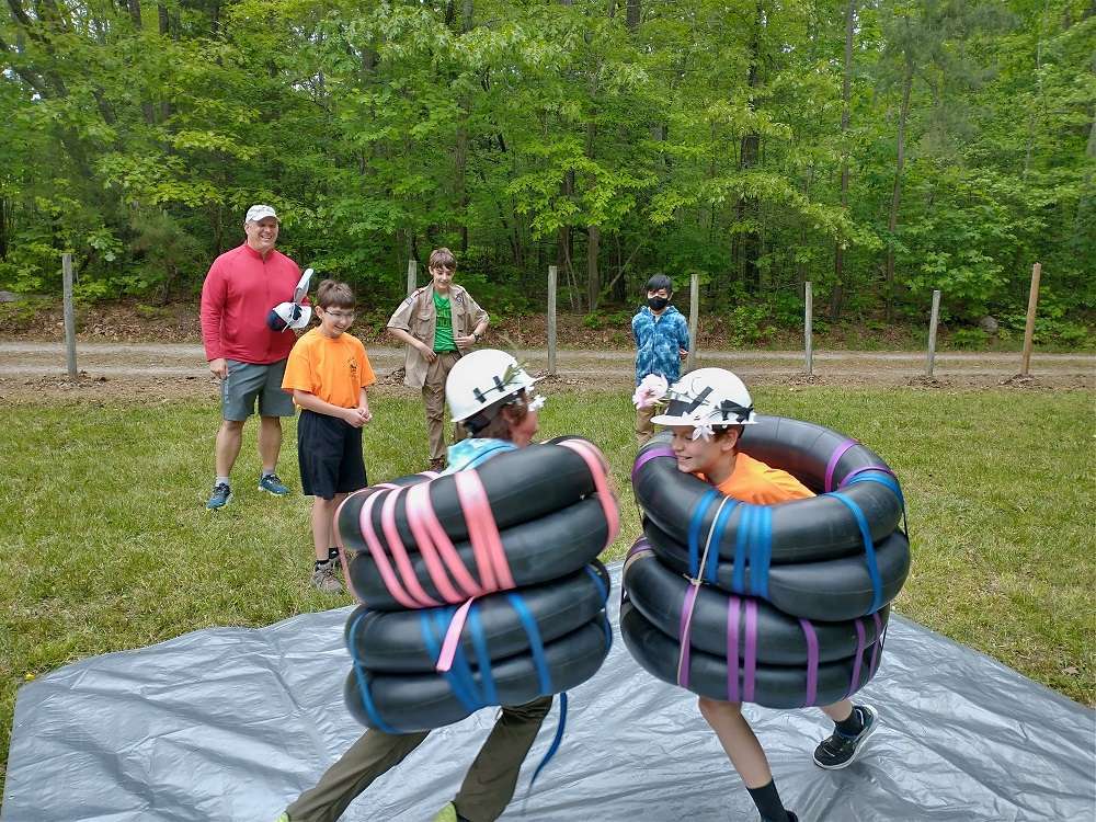 Games at Camporee, Camp Campbell, Kerr Lake, VA
