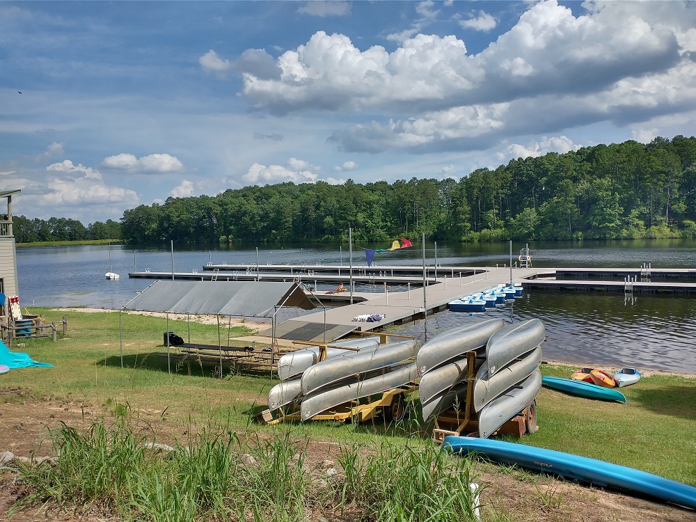 Waterfront at Camp Durant - July 2024