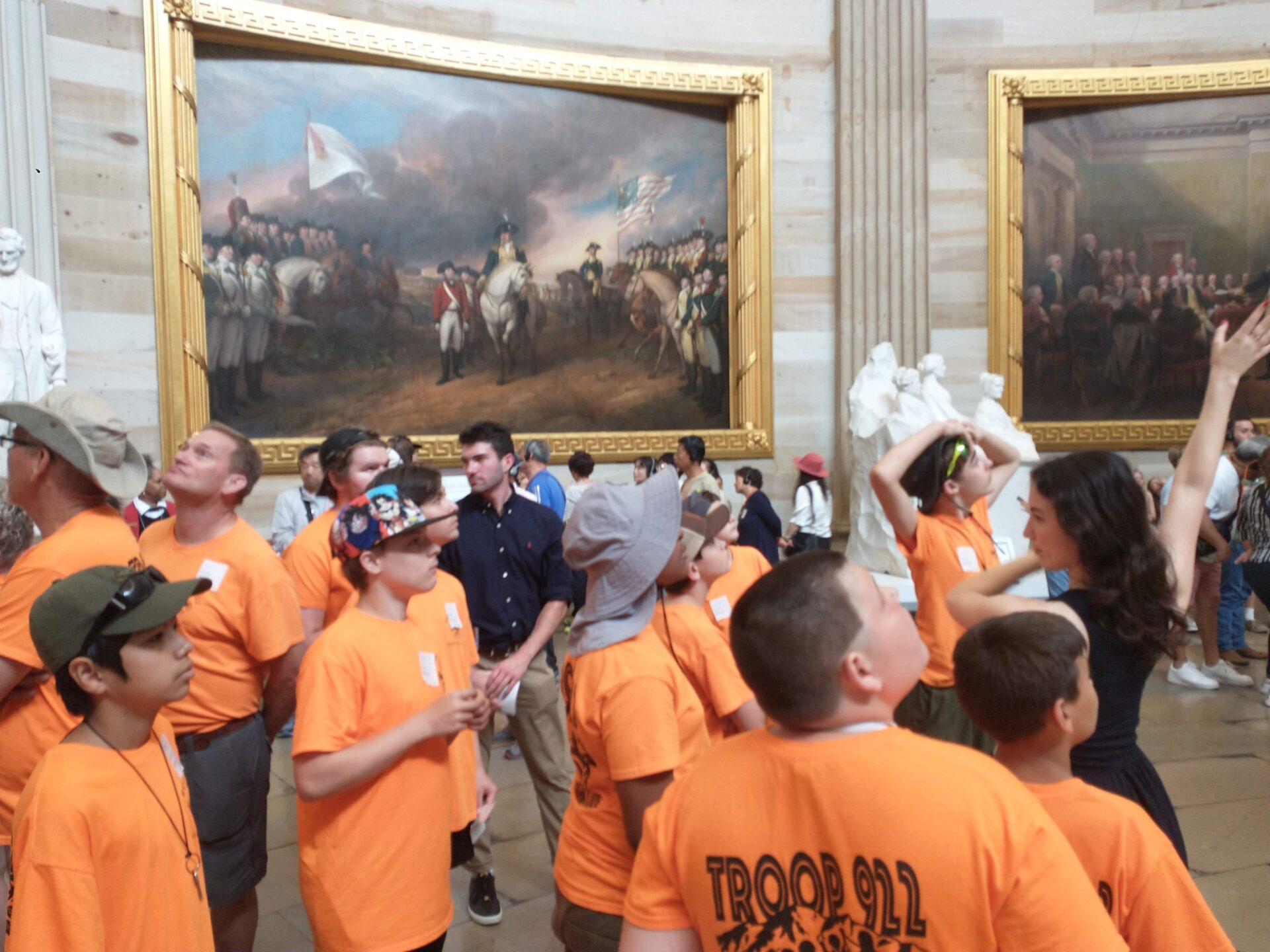 Touring the Capital Building, Washington, DC - June 2025